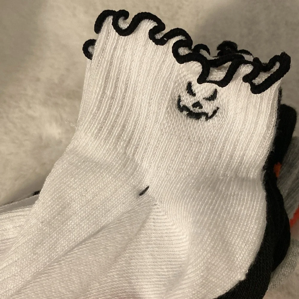 Betsey Johnson Halloween Quarters Socks